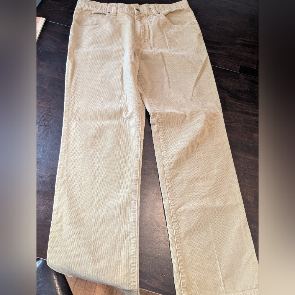 Patagonia Men's Tan Corduroy Jeans, Size 36x31